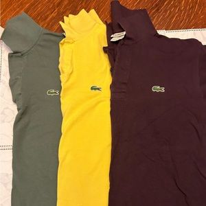3 Lacoste Men’s polos size small (3)